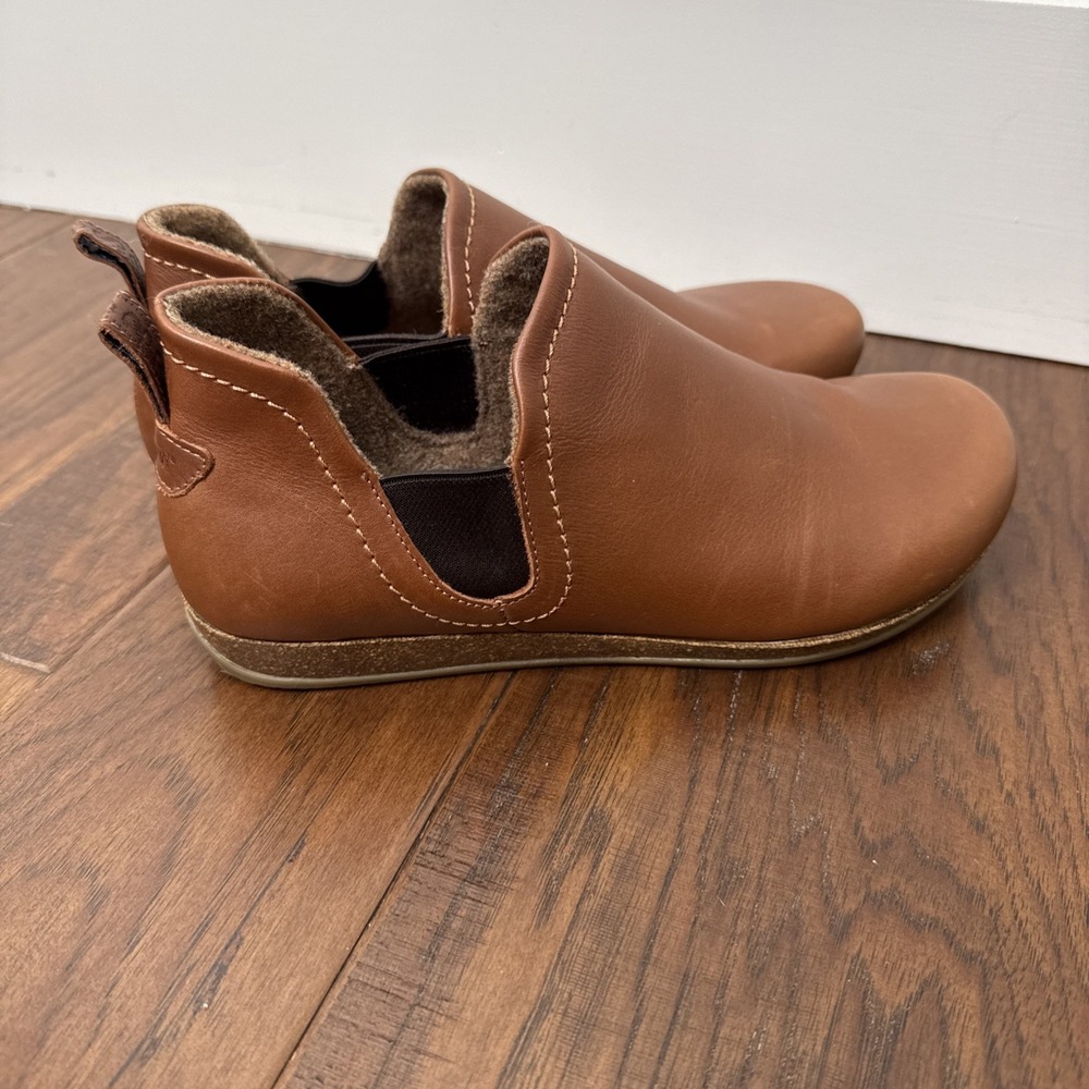 STEGMANN Leather Slip On Chelsea Boots Lieben Clog Women's 8.5 Portugal Wool